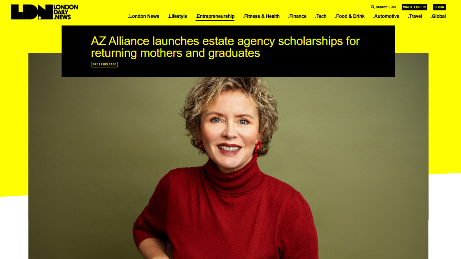 AZ Alliance in the News: London Daily Covers Our New Foundation ...